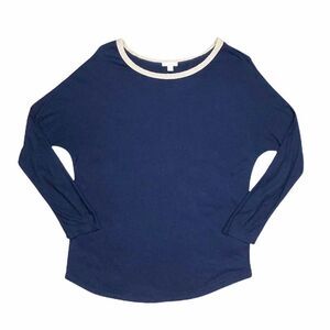 Gap Navy Blue Dolman Sleeve Top Small